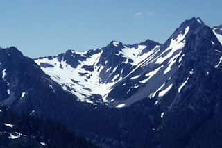 Snow Fields Below Mt. Tom 1982